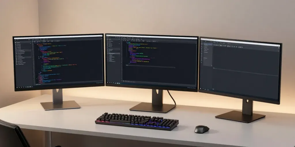 Plateforme de marketing d’influence showcased on a modern coding environment with sophisticated software tools.